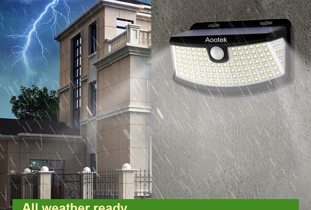 Outdoor Solar Powered Security Lights