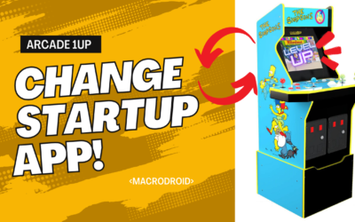 Change Arcade1Up Simpsons Startup App (MacroDroid)
